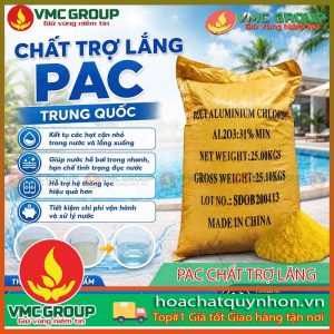 HÓA CHẤT POLY ALUMINIUM CHLORIDE  - PAC 31% TRUNG QUỐC - HCQN 