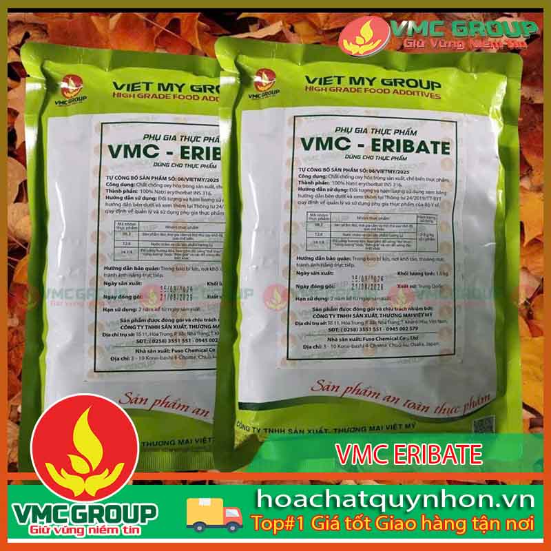 PHỤ GIA CHẤT GIỮ MÀU THỰC PHẨM VMC ERIBATE - HCQN 