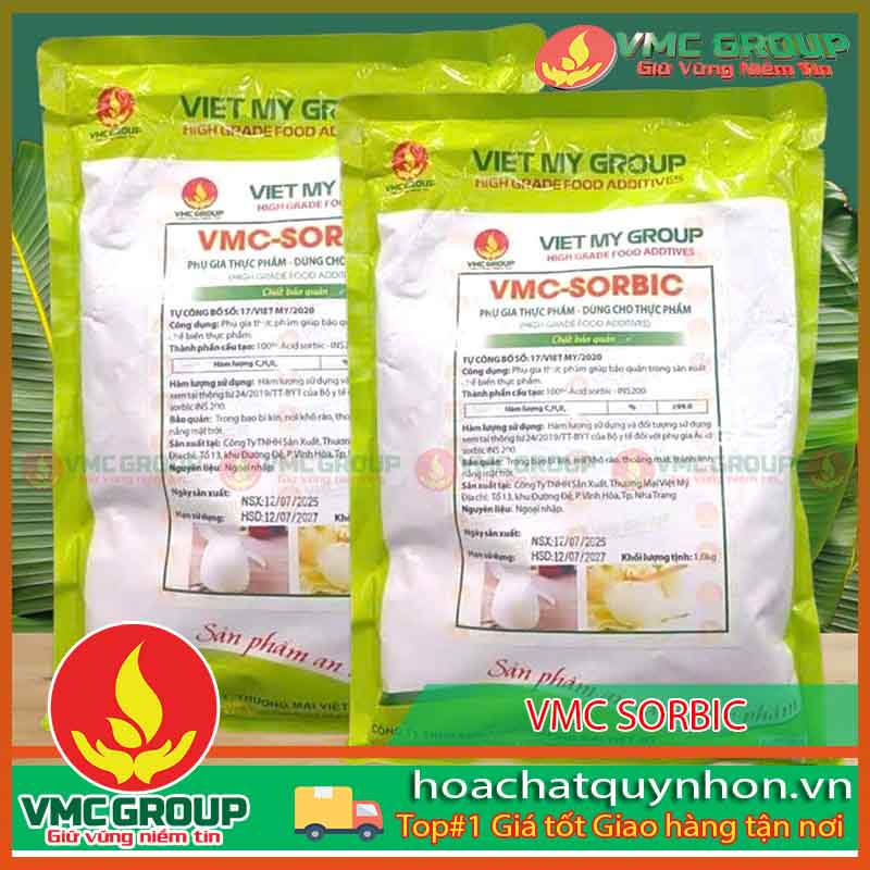 PHỤ GIA BẢO QUẢN THỰC PHẨM VMC SORBIC
