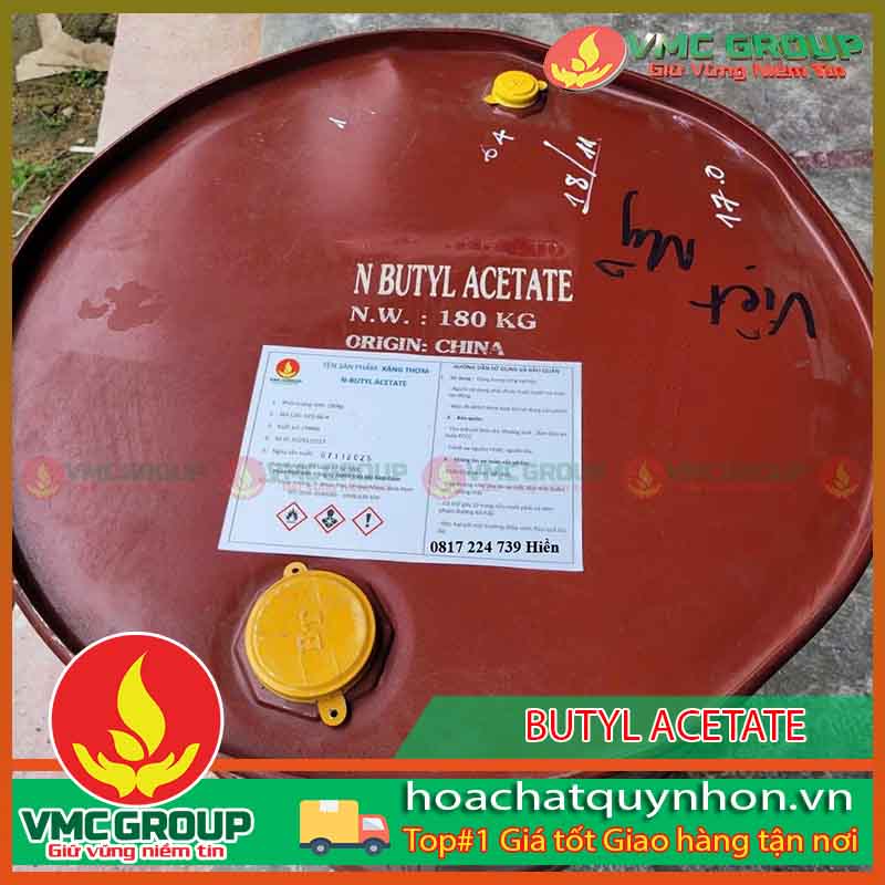 XĂNG THƠM BUTYL ACETATE- DUNG MÔI PHA SƠN - HCQN 