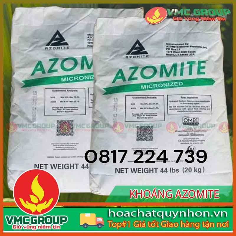 KHOÁNG AZOMITE DÙNG TRONG THỦY SẢN
