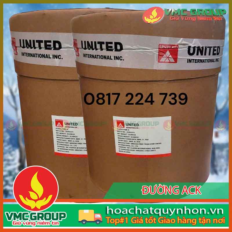 ĐƯỜNG ACK – ACESULFAME K CHẤT TẠO NGỌT - HCQN 