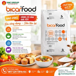 BICAR FOOD – SODIUM BICARBONATE FOR FOOD 99% (NaHCO3) - HCQN - Ảnh 2