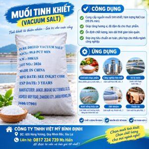 MUỐI TINH KHIẾT TRUNG QUỐC NACL 99.5% - HCQN - Ảnh 3