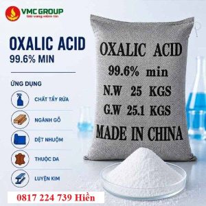 ACID OXALIC CHẤT TẨY RỈ SÉT VÀ LÀM SẠCH KIM LOẠI - HCQN - Ảnh 3